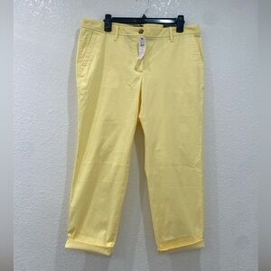 Talbots Relaxed Chino pants size 12P NWT